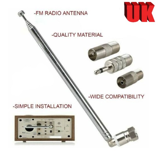 Telescopic dab radio aerial - dab,