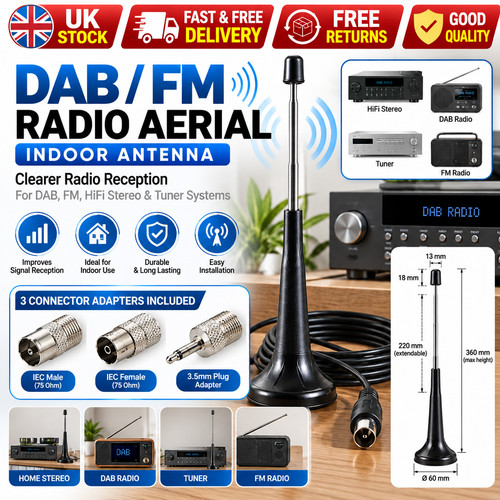 Dab radio aerial - dab, fm