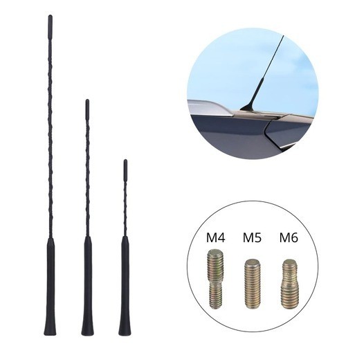 Universal car radio - car, antenna